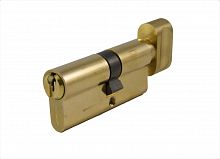 Cylinder for doors SIBA, 12168/CT, BP(brass), 68mm, 5 keys, English