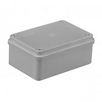 Junction box, S-BOX, IP65, gray, surface, 120x80x50mm
