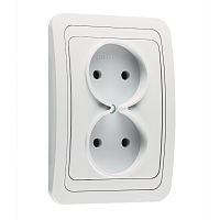 Socket, Makel, MIMOZA, double, white+white