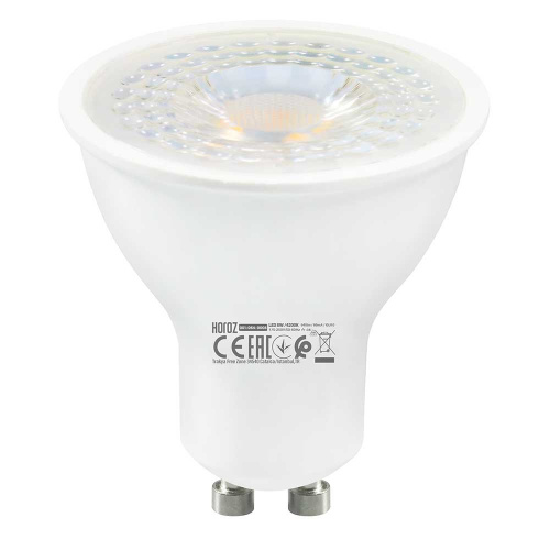 Bulb, GU10, LED, Horoz, CONVEX, 8W, 640lm, 4200K, (100)