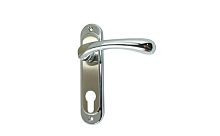 Door Handle MP, MRO-14-60-PZ, SN/CP(matt/shiny chrome), 62mm