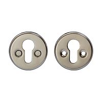 Escutcheon for doors MP, MUZ-06-PZ, Scandinavian, CP(shiny chrome)