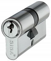 Cylinder for doors SIBA, 12162/CK, CP(shiny chrome), 62mm, 3 keys, English