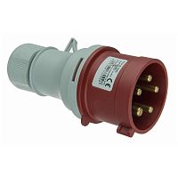 Plug, 32A, 3P+N+E, IP44