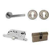 Lock kit MP, MSL-2018+MRO+MUZ+MCI, Scandinavian, CP(shiny chrome), 72mm