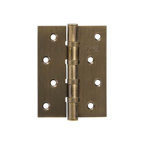 Door hinge, MP, MEN-100-U-FHP, AB(antique gold), 4&amp;apos;&amp;apos;, universal