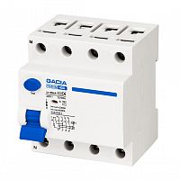 Power leakage switch, GACIA, 6kA, 40A, 4P, (3)