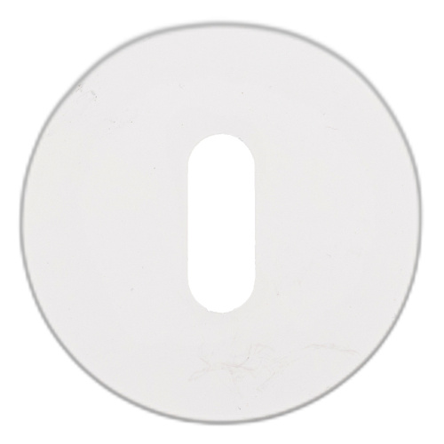 Escutcheon for doors MP, MUZ-30-V, all locks, white