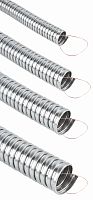 Gofreeritud metalltoru, Mutlusan, must, alustamiseks, 18mm, (50)