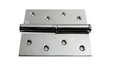 Door hinge, MP, MEN-100-L-FH, CP(shiny chrome), 4&amp;apos;&amp;apos;, Left