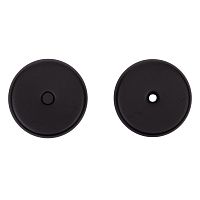 Escutcheon for doors MP, MUZ-06-I, Scandinavian, black