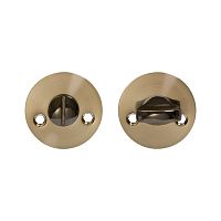 Escutcheon for doors MP, MUZ-25-WC, Scandinavian, SN/BN(matt chrome/fume)