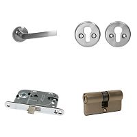 Lock kit MP, MSL-2018+MRO+MUZ+MCI, Scandinavian, SC(chrome), 72mm