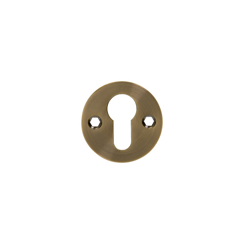 Escutcheon for doors MP, MUZ-25-PZ, Scandinavian, AB(antique gold)