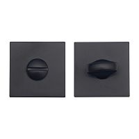 Escutcheon for doors MP, MUZ-40-WC, all locks, black