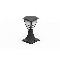 Garden lamp, E27, Horoz, YONCA-1, IP44, black, (18)