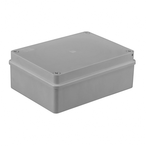 Junction box, S-BOX, IP65, gray, surface, 190x140x70mm