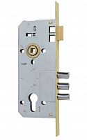 Lock kit SIBA, 10152/3MR+12168/C, European, BP(brass), 85mm