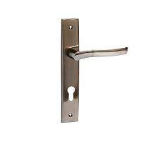 Door Handle MP, MRO-15-70-PZ, SN/BN(matt chrome/fume), 85mm