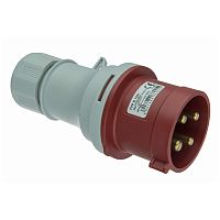 Plug, 32A, 3P+E, IP44