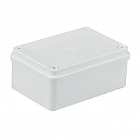 Junction box, S-BOX, IP65, white, surface, 120x80x50mm