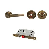 Lock kit MP, MSL-2014+MRO+MUZ, Scandinavian, AB(antique gold), 72mm