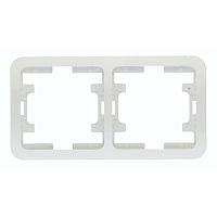 Frame, Makel, MIMOZA, 2-socket, white