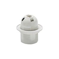 Lamp holder, E27, Horoz, 2A, IP20, white, (300)