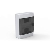 Modular distribution box, Horoz, 16-socket, IP40, white, with transp. door, surface, (12)