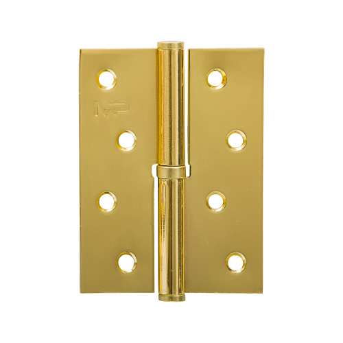 Door hinge, MP, MEN-100-L-FH, BP(brass), 4&amp;apos;&amp;apos;, Left