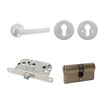 Lock kit MP, MSL-2018+MRO+MUZ+MCI, Scandinavian, white, 72mm