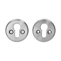 Escutcheon for doors MP, MUZ-06-PZ, Scandinavian, SC(chrome)