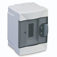 Modular distribution box, Makel, 2-socket, IP40, with transp. door, surface