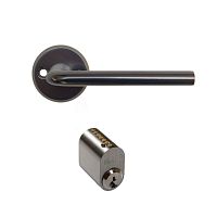 Cylinder for doors MP, MCI-30-B+MRO-21-35, MBN(graphite), 30mm, 3 keys, English