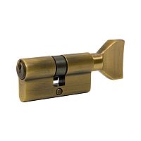 Cylinder for doors MP, MCI-30-30-Z-WC, AB(antique gold), 60mm, 5 keys, English