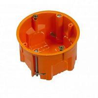 Junction box, orange, for plasterboard, 68x45mm