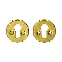 Escutcheon for doors MP, MUZ-06-PZ, Scandinavian, GP(gold)