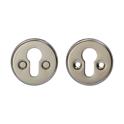 Escutcheon for doors MP, MUZ-06-PZ, Scandinavian, CP(shiny chrome)