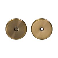 Escutcheon for doors MP, MUZ-06-I, Scandinavian, AB(antique gold)