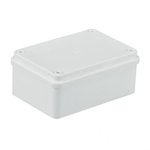 Junction box, S-BOX, IP65, white, surface, 120x80x50mm