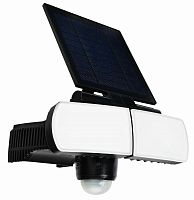 Floodlight, LED, Horoz, ARMOR, 8W, 600lm, 6400K, IP65, with PIR sensor, black, (12)