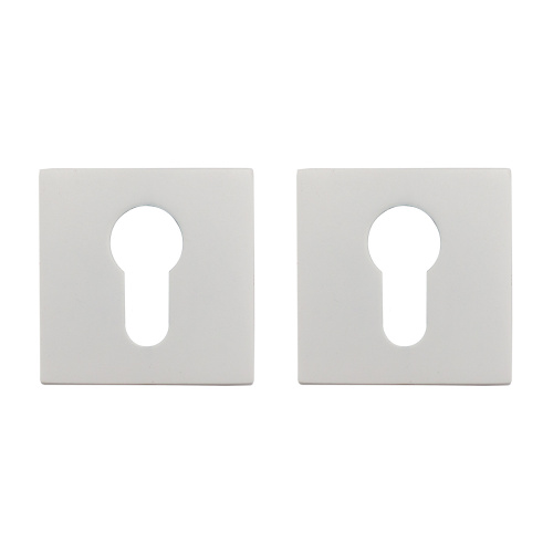 Escutcheon for doors MP, MUZ-40-PZ, all locks, white