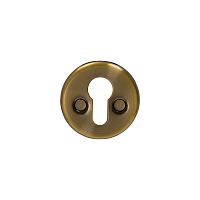 Escutcheon for doors MP, MUZ-06-PZ, Scandinavian, AB(antique gold)