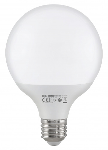 Lemputės, G95, E27, LED, Horoz, GLOBE, 16W, 1600lm, 4200K, (50)