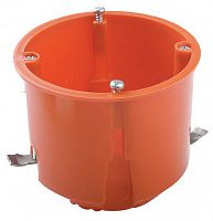 Junction box, Mutlusan, non-flammable, orange, for plasterboard, 68x46mm