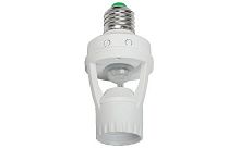 Sensor, E27, IEK, DD045, 60W, IP20, white, 6m MAX