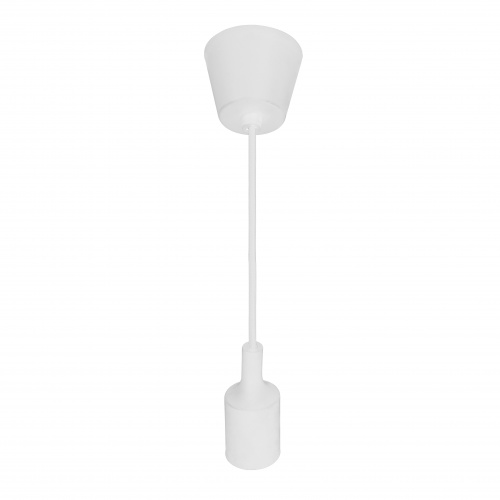 Pendant lamp, E27, Horoz, VOLTA, white, (50)