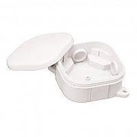 Junction box, IP54, click lid, white, surface, 92x92x44mm