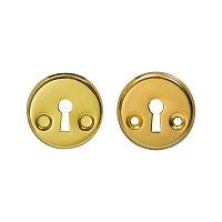 Escutcheon for doors MP, MUZ-06-V, Scandinavian, GP(gold)