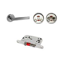 Lock kit MP, MSL-2014+MRO+MUZ, Scandinavian, CP(shiny chrome), 72mm